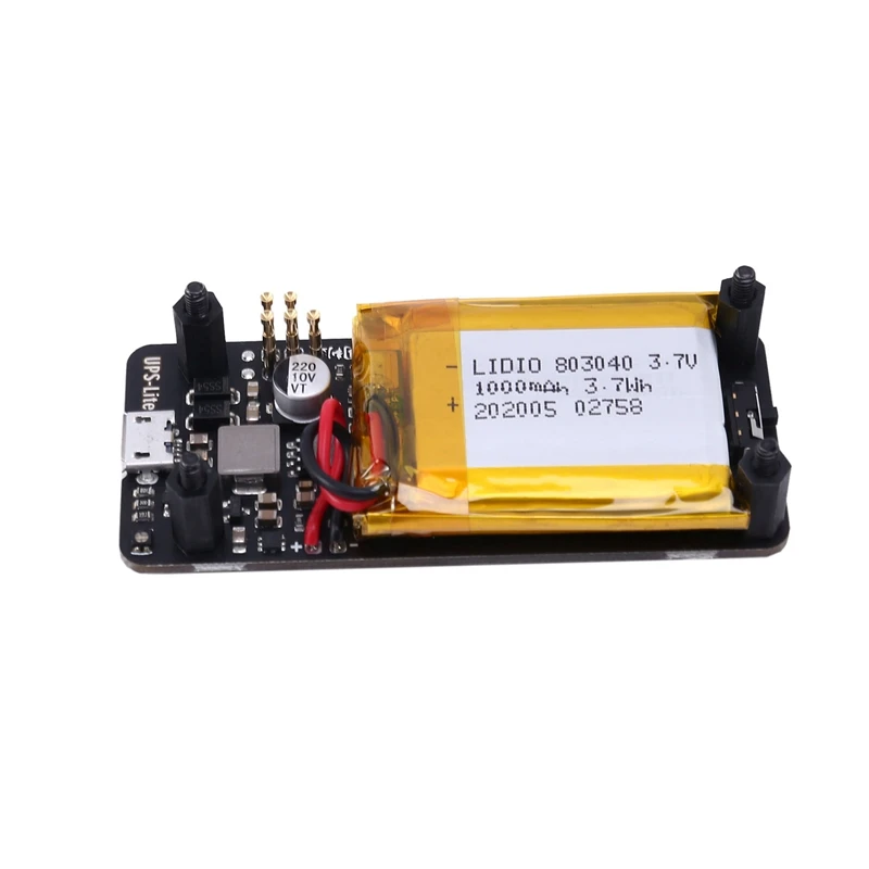 

for Raspberry Pi Zero W UPS-Lite Power Supply Board Power Battery Power I2C MAX17040G Indicator