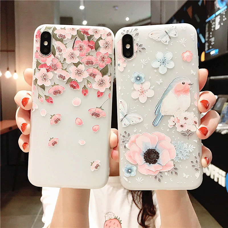 Романтичный мягкий чехол Sakura для Huawei P30 P20 lite Mate 30 20 Pro P Smart PLUS 2019 телефона Honor 10i 20I 10