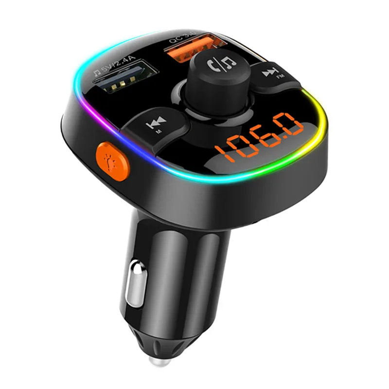 JaJaBor fm передатчик беспроводная гарнитура Bluetooth автомобильный комплект 5 0