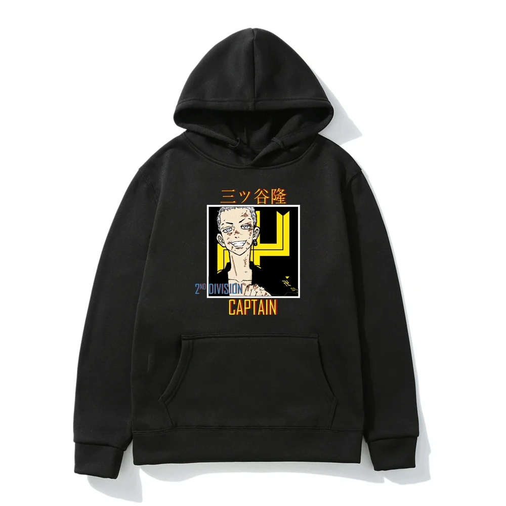 

Tokyo Revengers Hoodies Takashi Mitsuya Ll and Divisionn Captain Sweatshirt Men Japan Anime Print Hoodie Unisex Tokyo Avengers