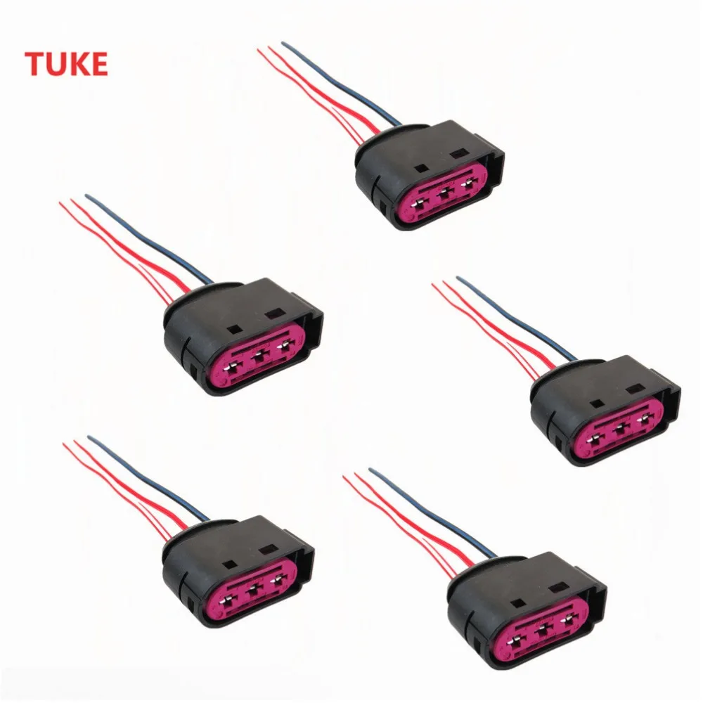 RWSYPL 5 шт. соединитель блока предохранителей 3 контактный разъем Кабельный адаптер
