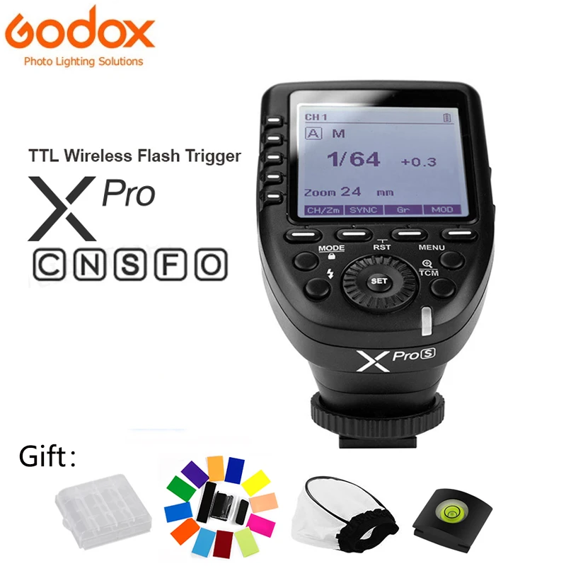 Передатчик триггера вспышки Godox Xpro серии Xpro-C/N/S/F/O для всех типов камер Canon Nikon Sony