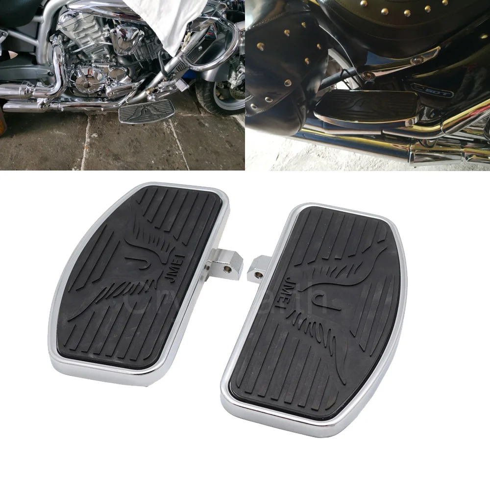 Широкие подножки для мотоцикла, опорные подножки для Honda VTX 1300 1800 для Yamaha Drag Star/Vstar XVS400 XVS650 XVS1100 1988