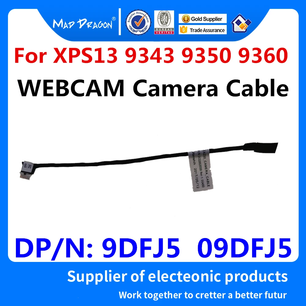 

Новый оригинальный кабель для веб-камеры ноутбука кабель для камеры Dell XPS13 9343 9350 XPS 13 9360 кабель для камеры 9DFJ5 09DFJ5 DC020020000