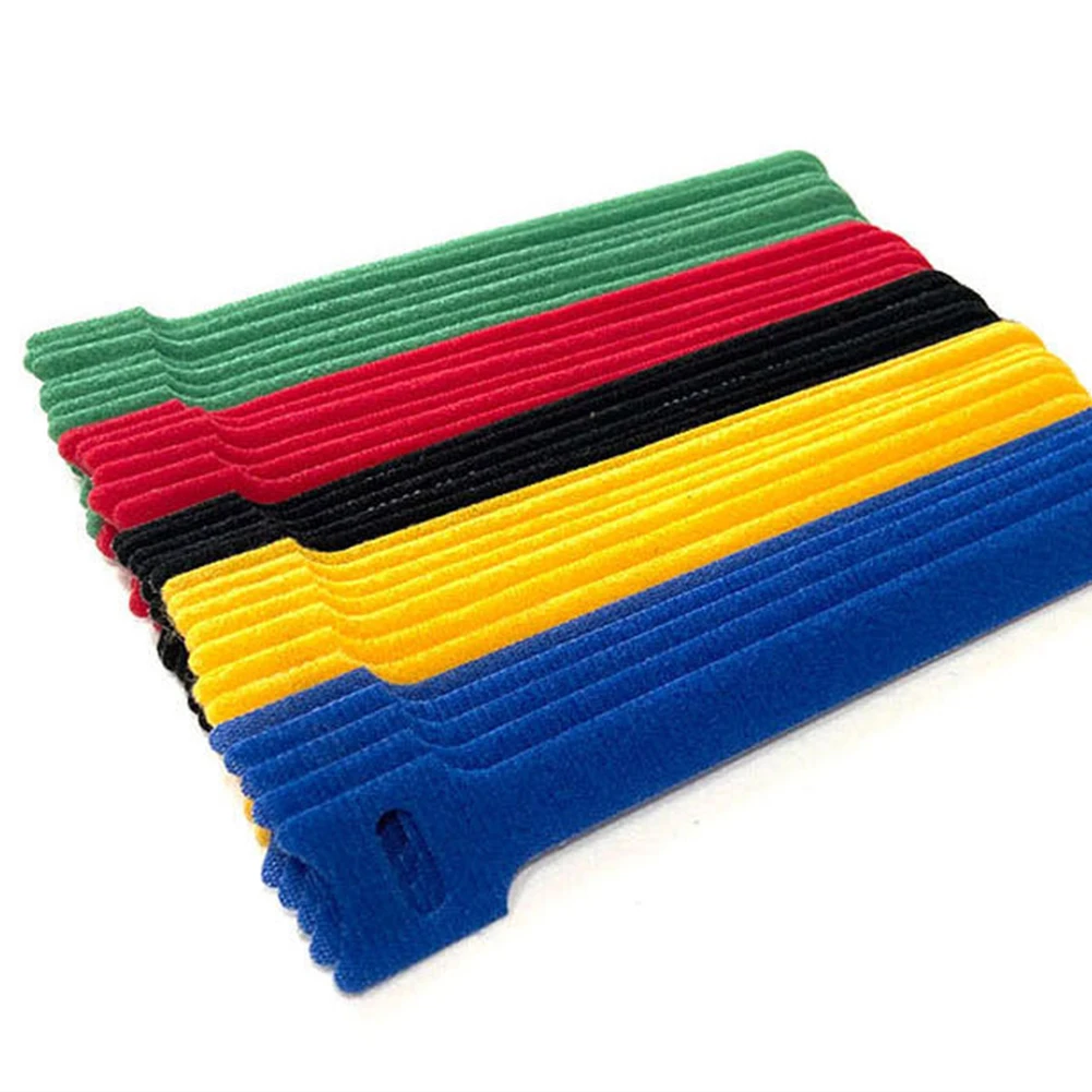 

10 шт., самоклеящиеся ремешки для галстуков