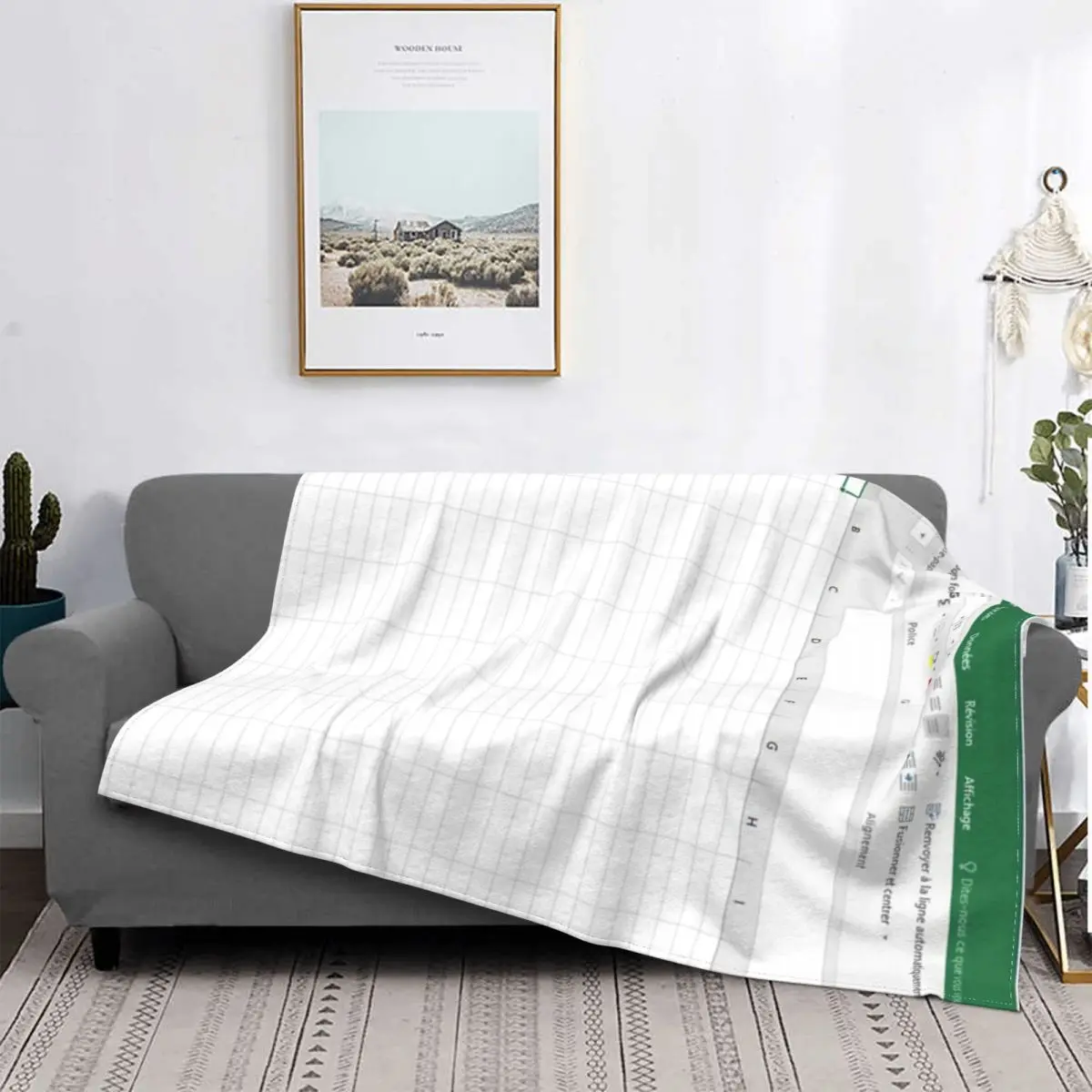

Excel-Manta a cuadros para cama, manta a cuadros для пикника, toalla de playa de lujo