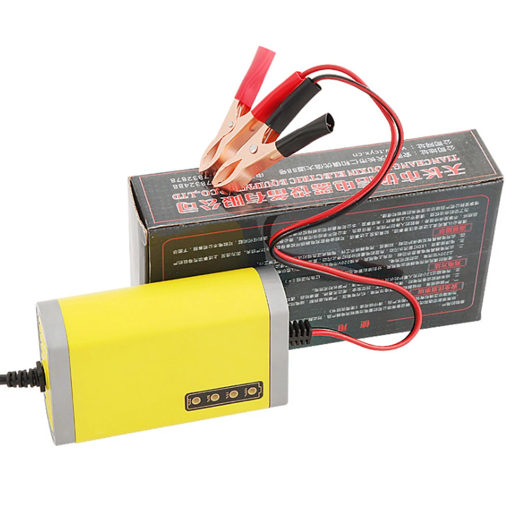 Батарея Зарядное устройство 12V 6A/2A мотоцикл мотор с автоматическим запуском, Мощность Портативный Re Зарядное устройство