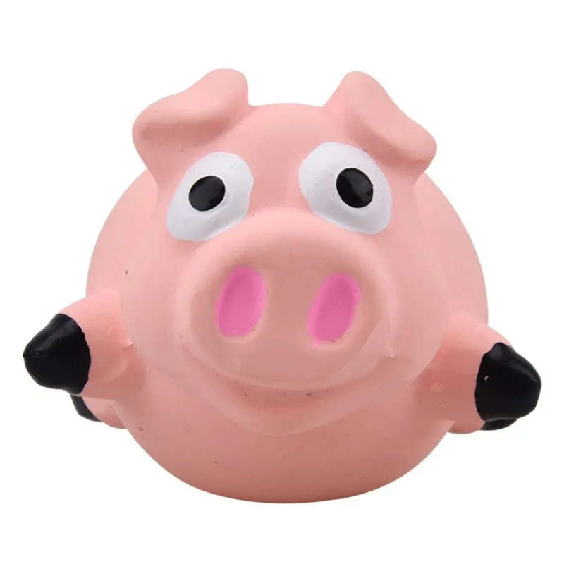 Собака игрушки из мультфильмов круглый латекса Pig игрушка для домашней собаки