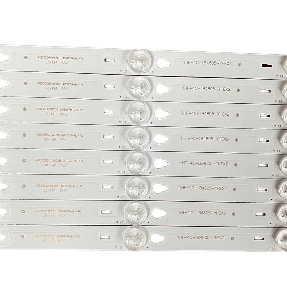 Светодиодная лента Φ для TCL 48 ''TV YHF-4C-LB4805-YHEX2 48FS3750TAAA L48A558V B48A558U B48U828U | Освещение