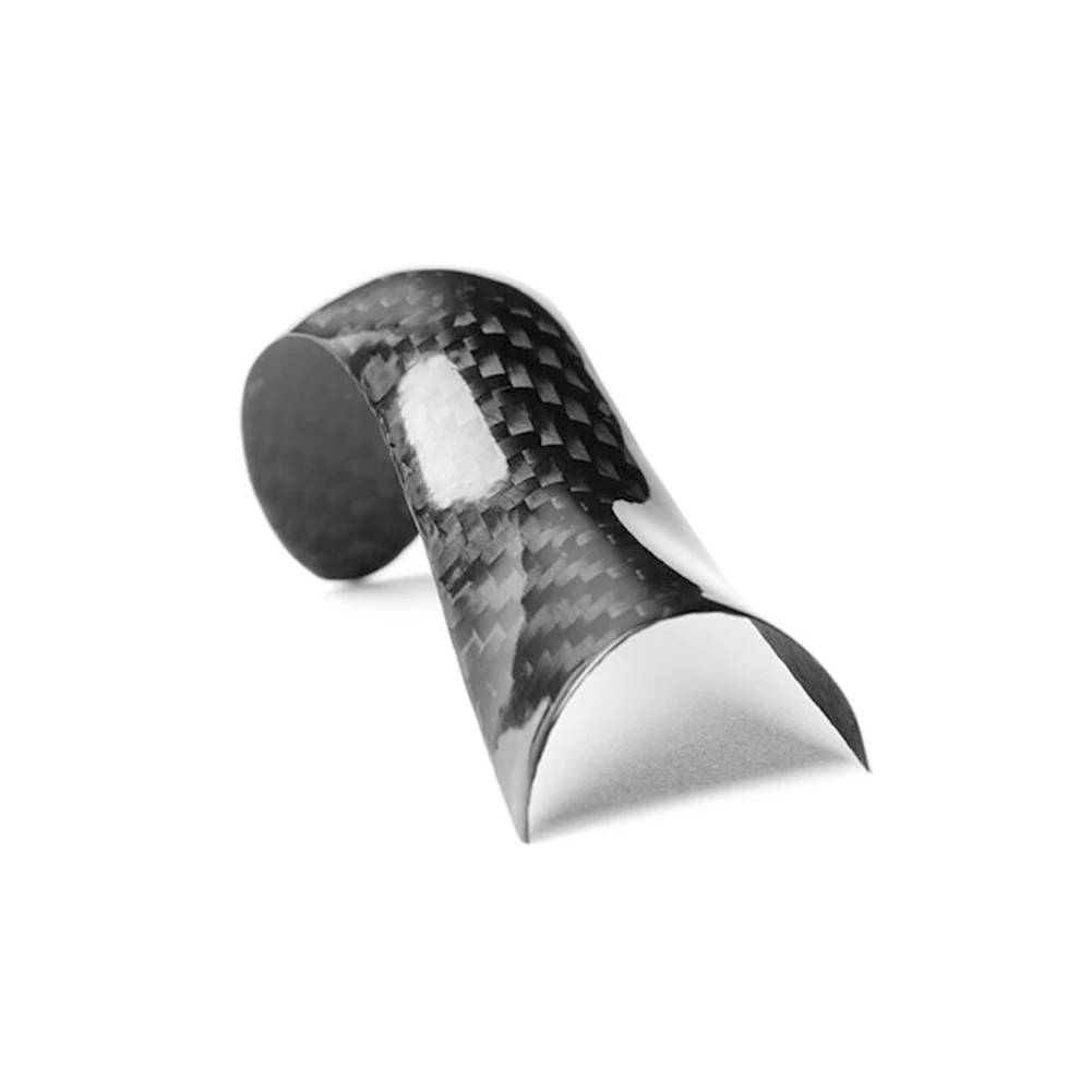 

1pc Gear Shift Knob Cover Car Real Carbon Fiber Trim New Practical High quality
