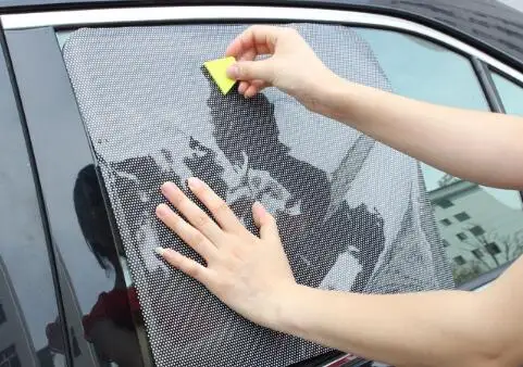 Пара 42*38 см DIY автомобиля солнцезащитных оттенков пленка защитное стекло крышка