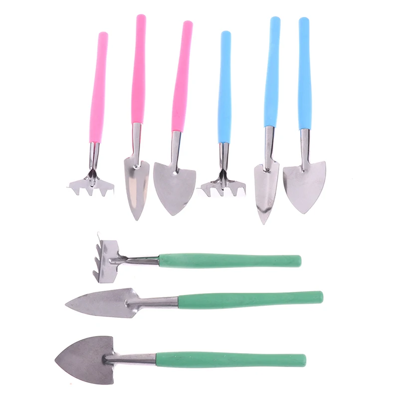 

3pcs/Set Shovel Rake Gardening Tool Set Mini Digging Suits Sowing Seedlings Kit