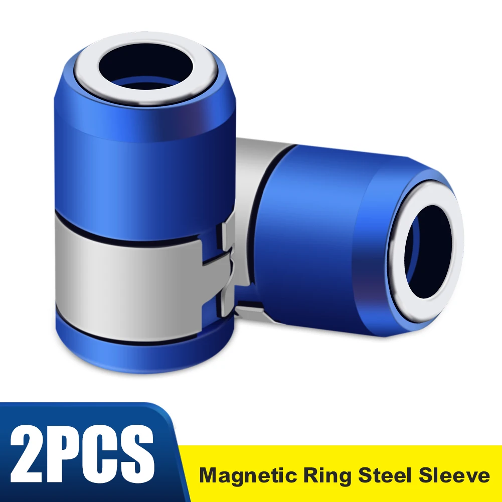 

Universal Magnetic Ring 1/4” All Metal screwdriver head magnetizer universal magnetic ring steel sleeve Magnet Powerful Ring