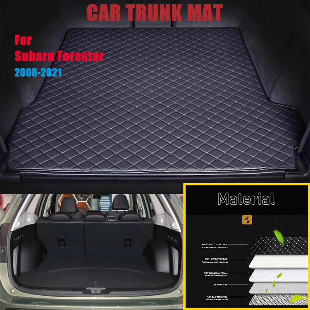 Для Subaru Forester 2008-2021 задний багажник коврик лоток ковер грязь изготовленные на