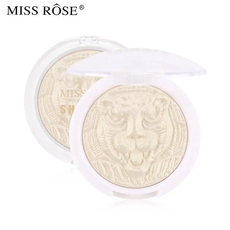 1 шт. MISS ROSE 4 цвета хайлайтер Мерцающая Палитра для лица макияж блестящая пудра