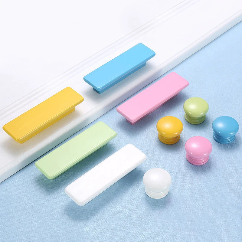 Новые Мультяшные деревянные ручки шкафа для детской комнаты милые розовые в