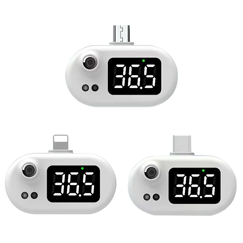

Mini Portable Infrared USB Mobile Phone Digital Forehead Thermometer Detector