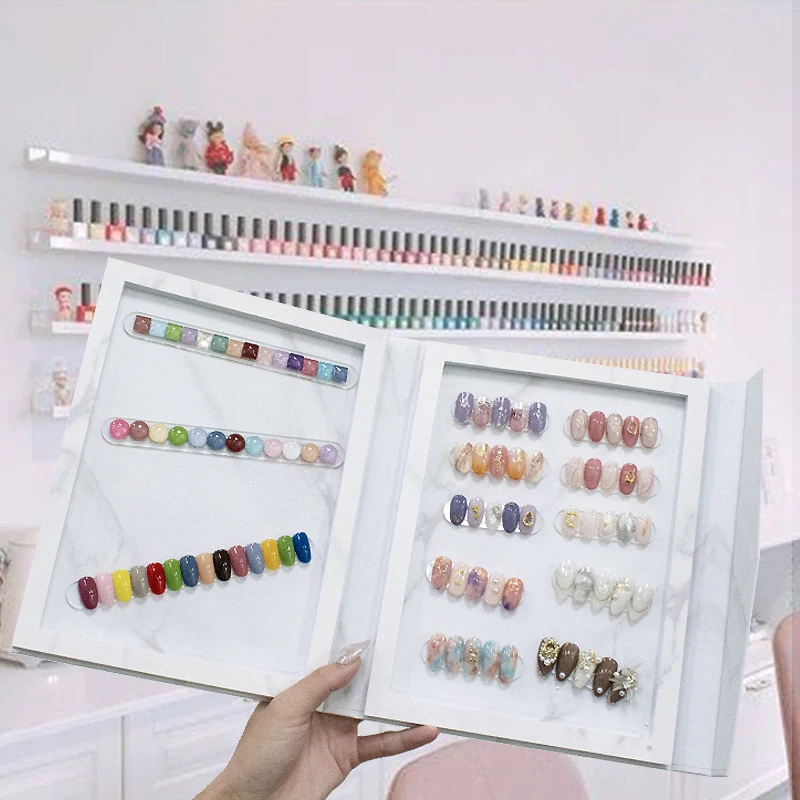 Планшет для демонстрации ногтей Color s полка дизайна Гель-лак цветная карта