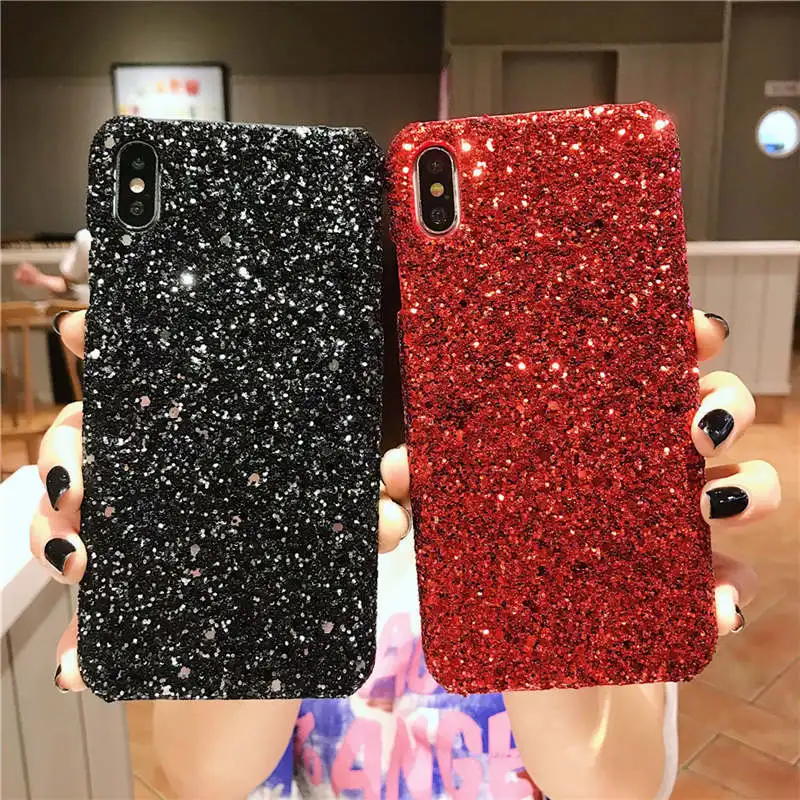 С сияющими блестками и пайетками чехол для телефона Xiao mi Red Note 5 6 7 8 Pro 7A 4A 5A 6A K20 Plus 5X