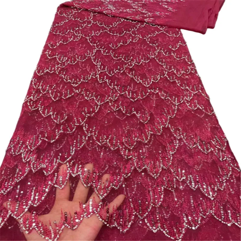 Новейшая белая африканская кружевная ткань для свадебных платьев нигерийская