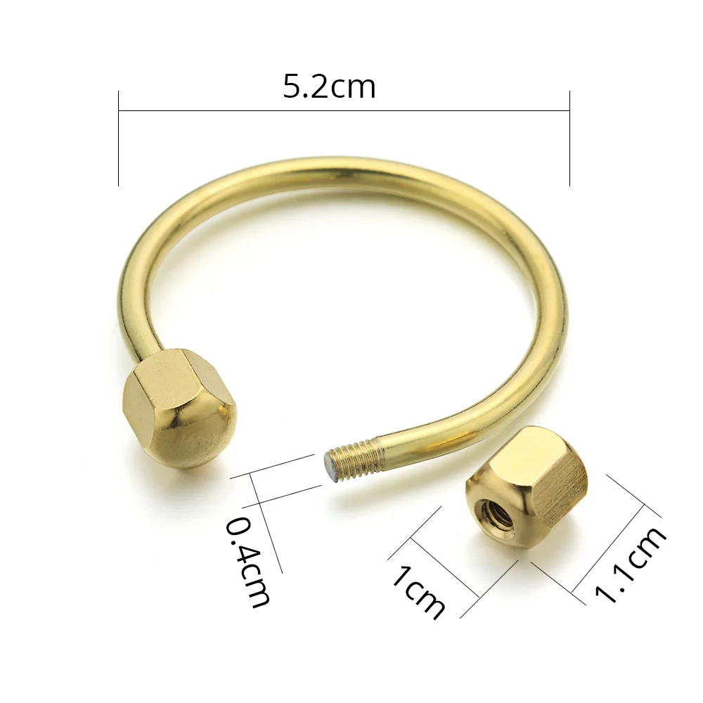 Брелок-брелок ручной работы K368 простой металлический держатель для ключей в