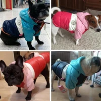 pet clothes for large medium and small dog clothes for autumn and winter warm down jacket waterproof jacket hoodie