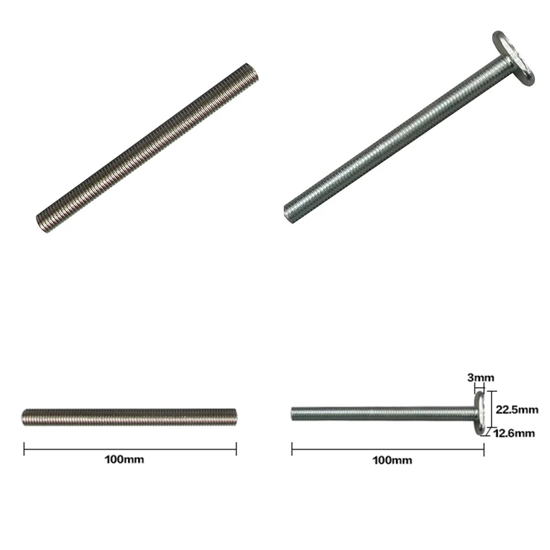 

Woodworking T Track Slider M8 T Screw M8 Nut Saw Table Acting Hold Down Clamp for T-Slot T-Track Wood Work DIY Tools