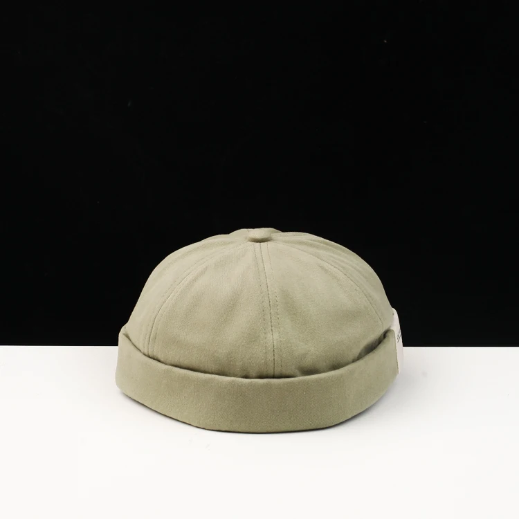 Vintage Docker Cap Brimless Hat Men Hip Hop Boys Beanie Hats Cotton Retro Adjustable Literary Landlord Sailor Women | Аксессуары для