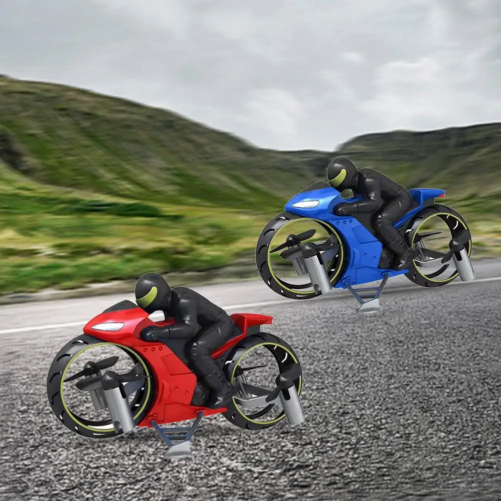 Два в одном пульт дистанционного управления игрушка RC Мотоцикл Земля и воздух