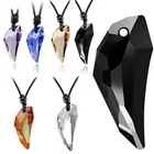 Модное бриллиантовое ожерелье с волчьими зубьями для мужчин, Крутое винтажное ожерелье для унисекс, женские подвески, ювелирные изделия в подарок