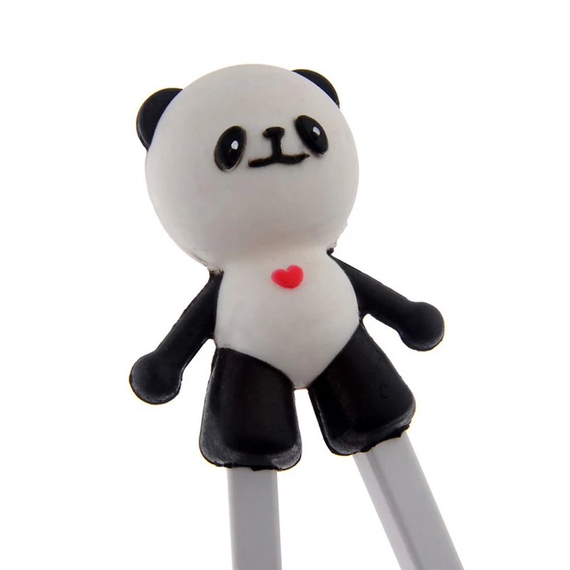 

White Panda Style Children Training Chopsticks Kitchen Furniture Child Toy Accessories Doll chopsticks training K1U3