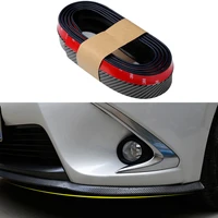 car stylling rubber skirt carbon front lip bumper decoration for dacia duster logan sandero stepway lodgy mcv 2 dokker