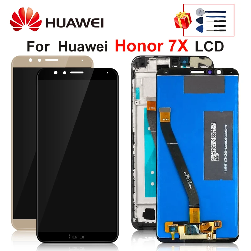 

5.93" For Huawei Honor 7X LCD BND-L21 BND-L22 BND-L24 BND-AL10 BND-TL10 LCD Display Touch Screen Digitizer Assembly With Frame