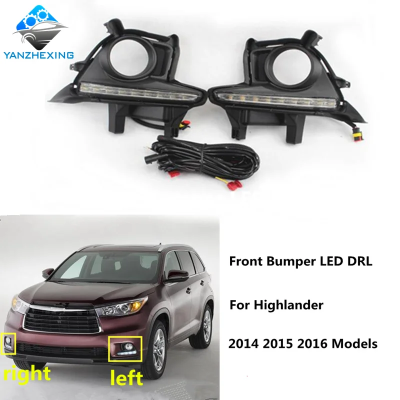 Совершенно новый высококачественный передний бампер светодиодный светильник DRL