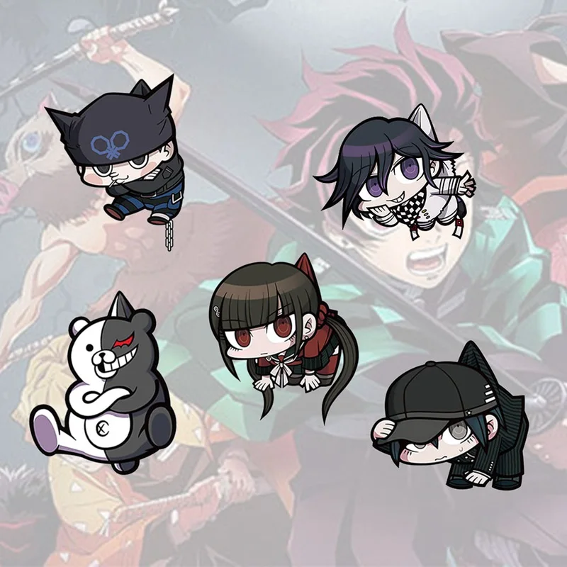 Аниме игра Danganronpa V3 мультфильм брелок Рисунок акриловый двухсторонний прозрачный кулон лучший друг ювелирные изделия фанатов подарок