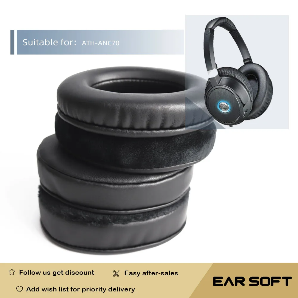 Запасные амбушюры Earsoft, подушки для телефона, наушники, чехол, аксессуары