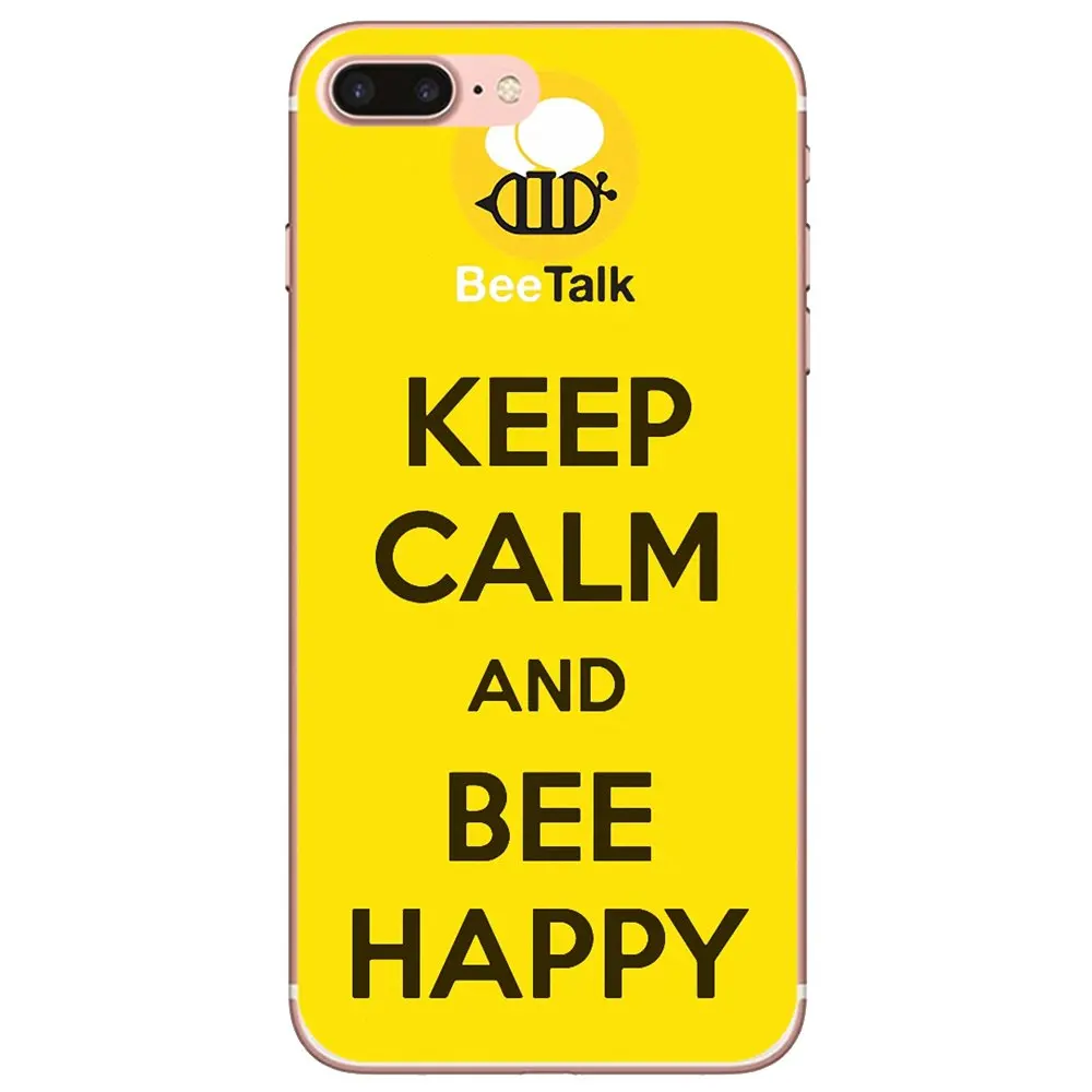 Soft Bag Case Cartoon Little Yellow Bee Happy For Samsung Galaxy S10 S10E S20 FE S21 S30 S8 S9 S7 Plus Ultra Edge Lite | Мобильные