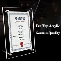 a4 a5 a6 acrylic photo frame product price tag display stand transparent screws advertising europe high end fashion home