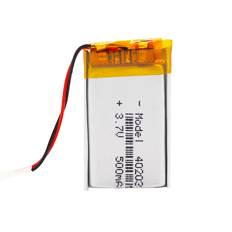 1/2/4 Pcs High Quality 3.7V 402035 Lipo Lithium Polymer Batteries 500mAh Li Ion Battery Replacement For Bt Headset Toys MP3 | Электроника