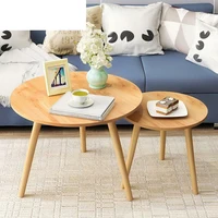 Small Side Minimalist Short Table Corner Table Wooden Net Red Table Triangle Tripod Table Window Sill Small Round Coffee Table