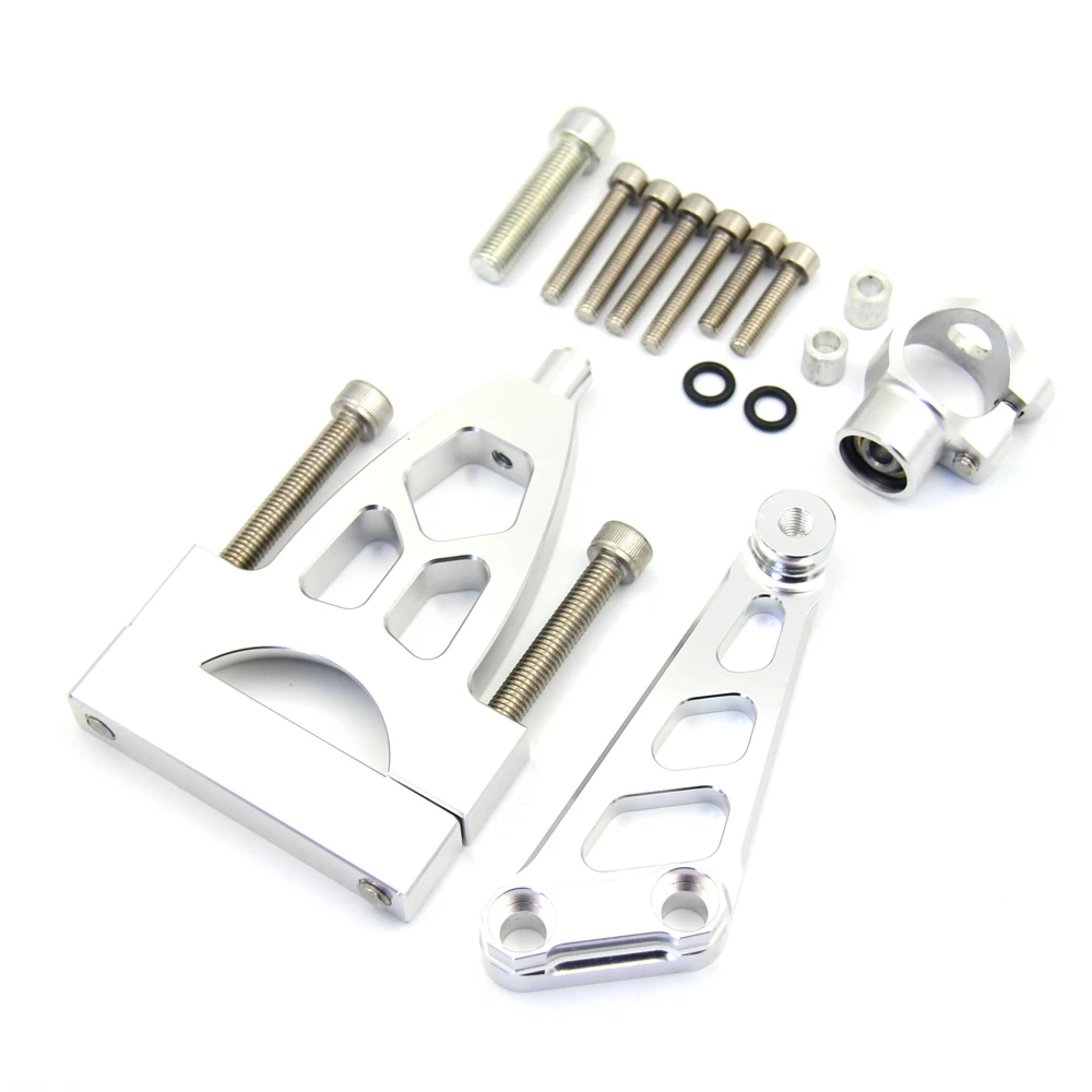 Регулируемый Линейный Обратный демпфер рулевого управления с кронштейном для