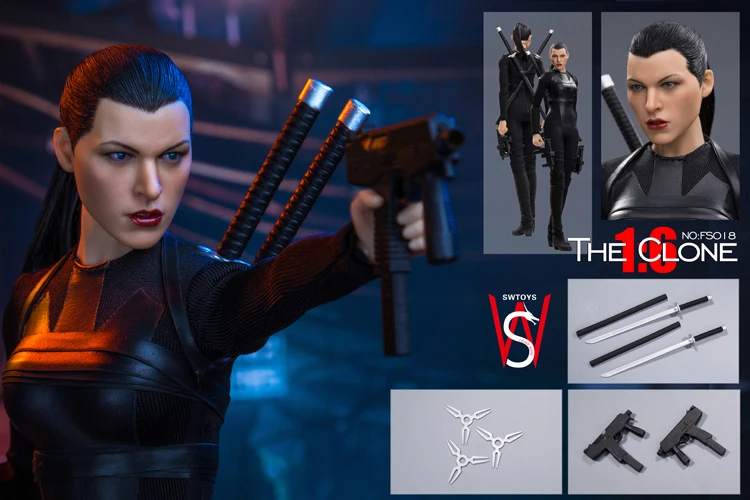 Экшн фигурки в масштабе 1:6 ультра гибкие Милла Йовович зомби убийца клон Алиса 12