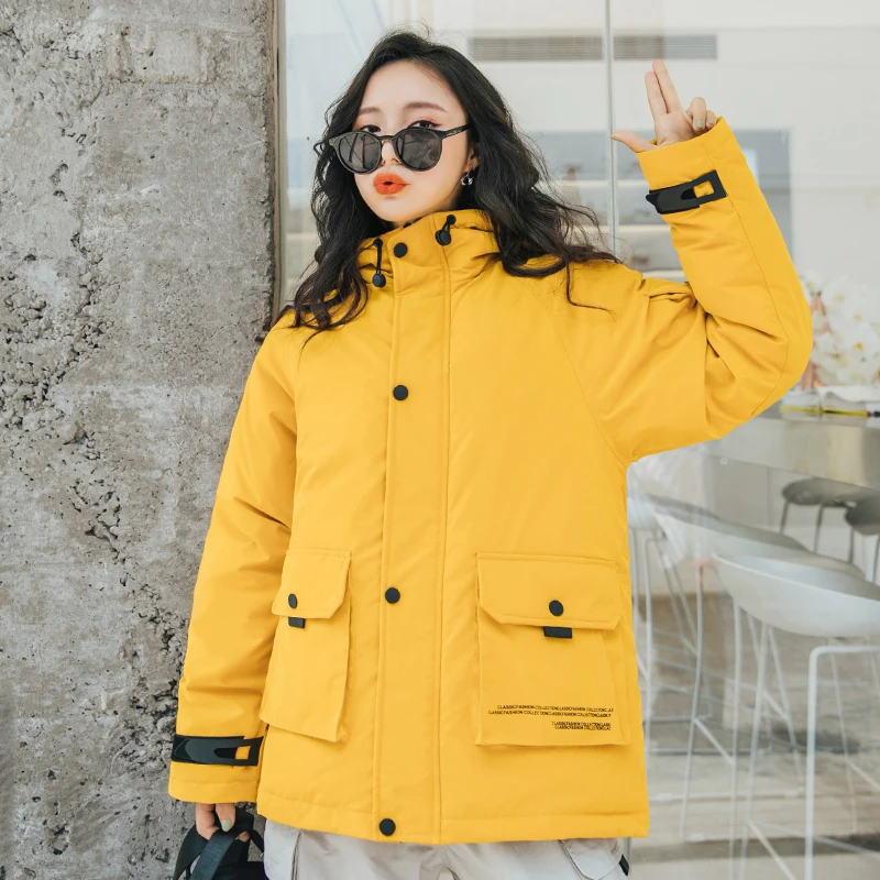 

Korean Style Winter Jacket Women new design Hooded Cotton Padded Female Winter 2020 Coat Outwear New Warm Coat