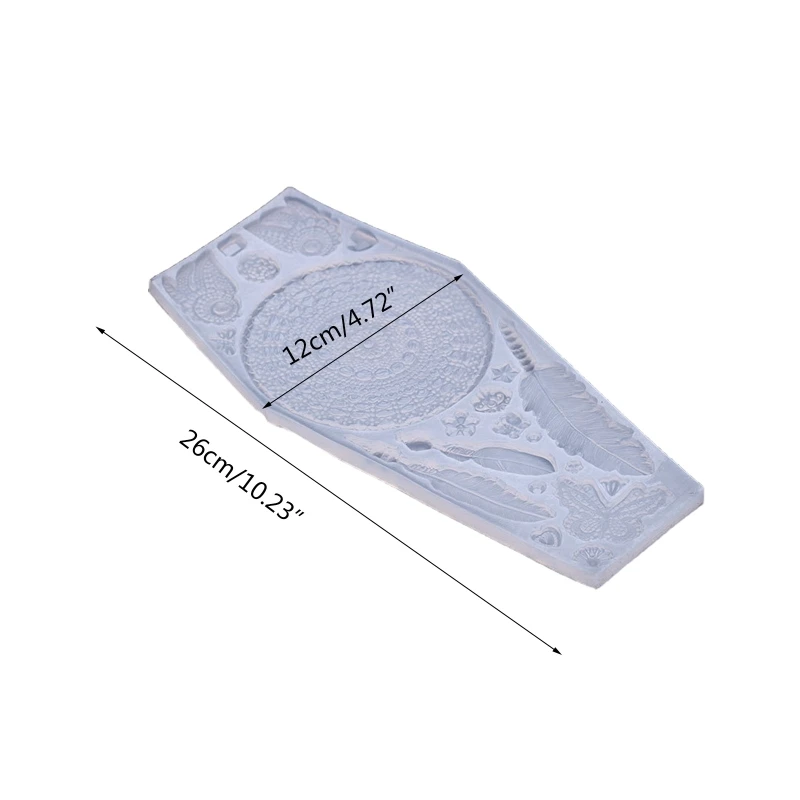 

Crystal Epoxy Resin Mold Dream Catcher Casting Silicone Mould DIY Crafts Tool 16#