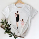 Женские футболки 2021, модная одежда с мультяшным рисунком для мамы и мамы 90-х, футболка с графическим рисунком, топ, женская футболка с принтом