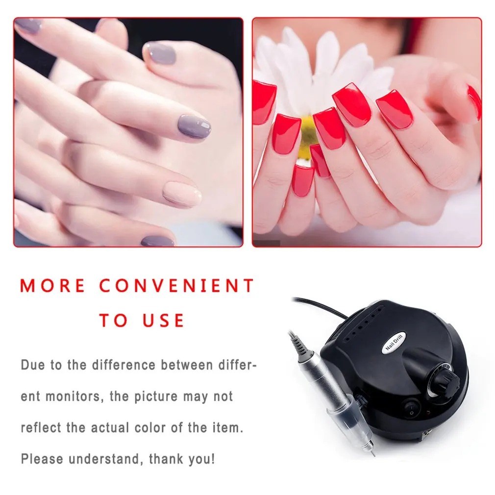 

35000 RPM Professional Manicure Electric Nail Drill Machine Nail Equipment Nail File Nail Art Tool Nail Drill Machine