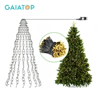 for christmas tree lights 175cm 16 garlands 400led string fairy light christmas tree decoration battery operated garland
