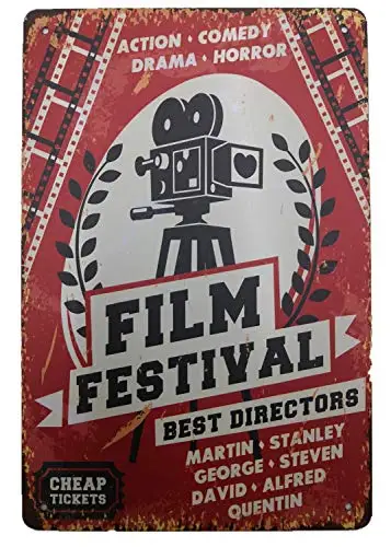 

AIQIBAO Metal Vintage Tin Sign Decor-Venom Cinema for Bar Pub Shop Funny Wall Art Sign 20x30cm