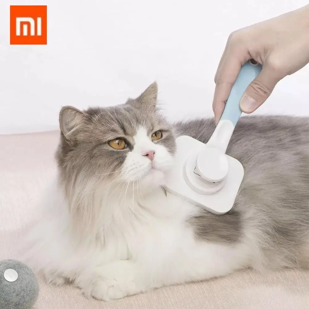 Xiaomi Mijia расческа для волос домашних животных с одной кнопкой удобная рукоятка 135
