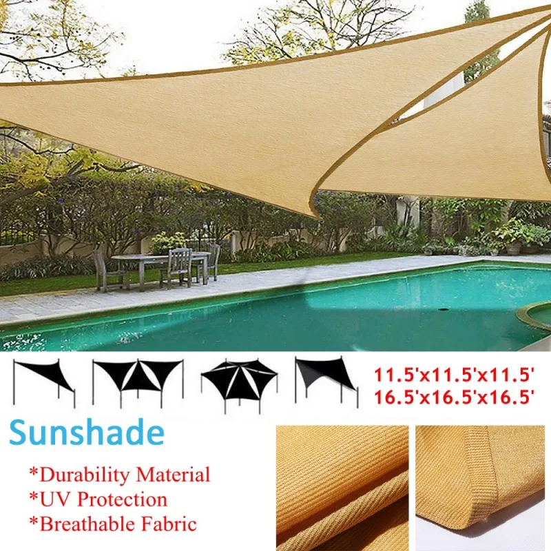 2019 уличный двор Патио газон садовый палубный солнцезащитный парусный блок навес